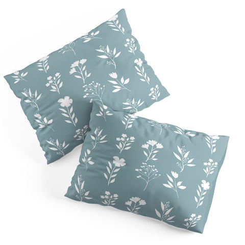 mele_artanddesign White Flower Pattern05 Pillow Shams