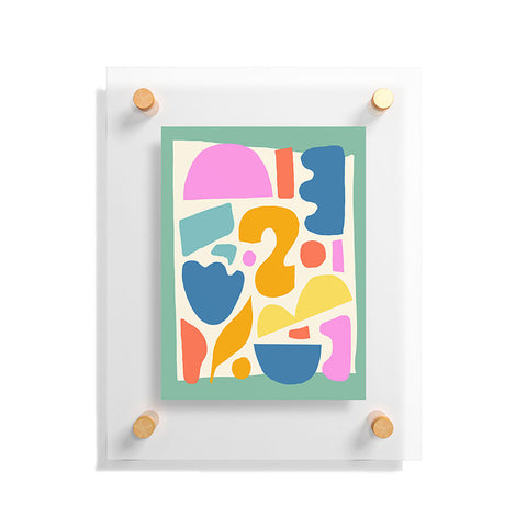 Melissa Donne Abstract Shapes II Floating Acrylic Print