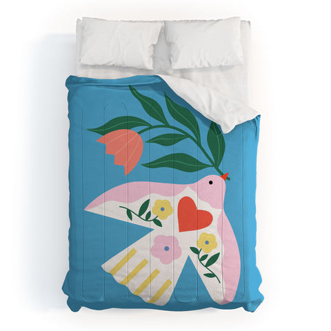 Melissa Donne Botanical Bird I Comforter