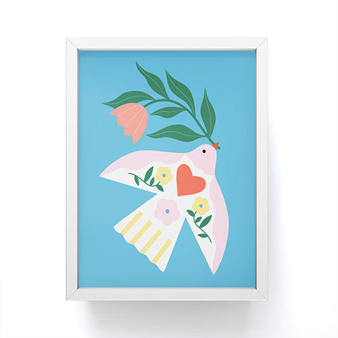 Melissa Donne Botanical Bird I Framed Mini Art Print