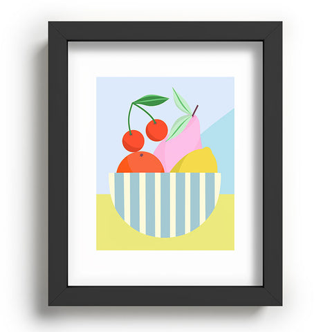 Melissa Donne Fruit Bowl I Recessed Framing Rectangle