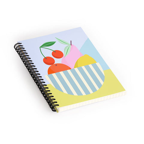 Melissa Donne Fruit Bowl I Spiral Notebook