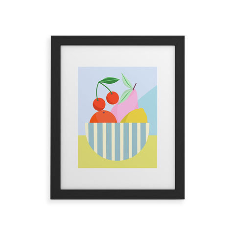 Melissa Donne Fruit Bowl I Framed Art Print