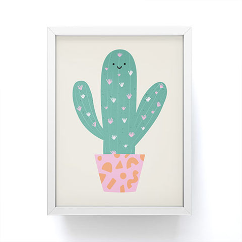 Melissa Donne Happy Cactus Framed Mini Art Print