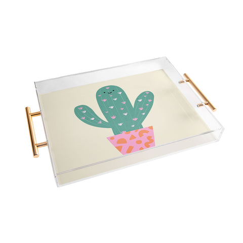 Melissa Donne Happy Cactus Acrylic Tray