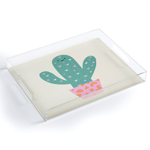 Melissa Donne Happy Cactus Acrylic Tray