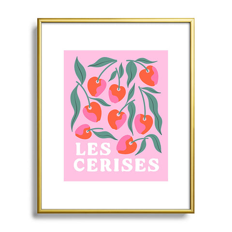 Melissa Donne Les Cerises Metal Framed Art Print