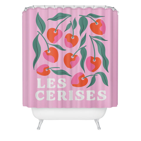 Melissa Donne Les Cerises Shower Curtain