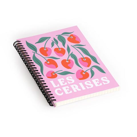 Melissa Donne Les Cerises Spiral Notebook