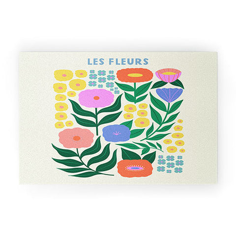 Melissa Donne Les Fleurs I Welcome Mat