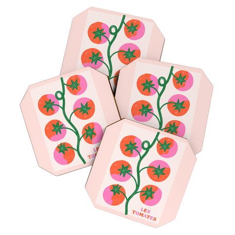 Melissa Donne Les Tomates Coaster Set