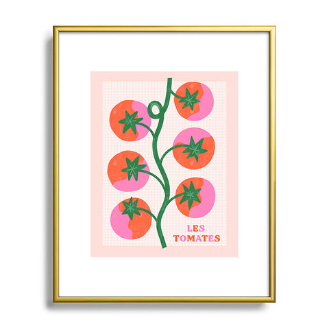 Melissa Donne Les Tomates Metal Framed Art Print