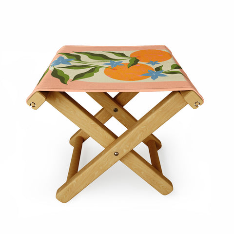 Melissa Donne Orange Branch Folding Stool