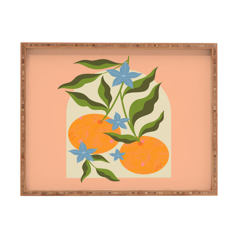 Melissa Donne Orange Branch Rectangular Tray