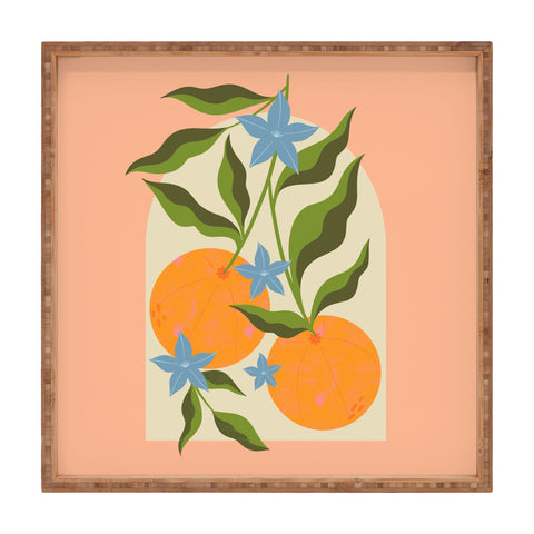 Melissa Donne Orange Branch Square Tray