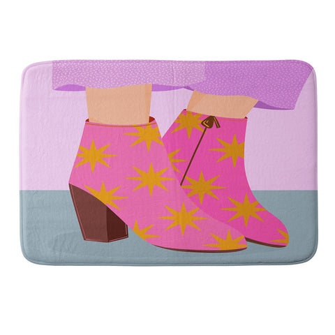 Melissa Donne Party Boots Memory Foam Bath Mat