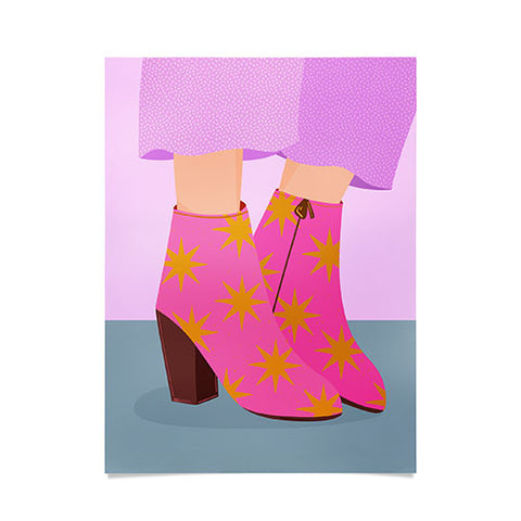 Melissa Donne Party Boots Poster