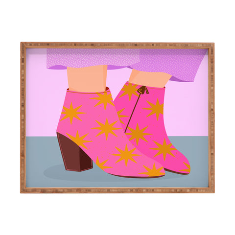 Melissa Donne Party Boots Rectangular Tray