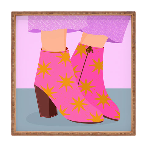 Melissa Donne Party Boots Square Tray