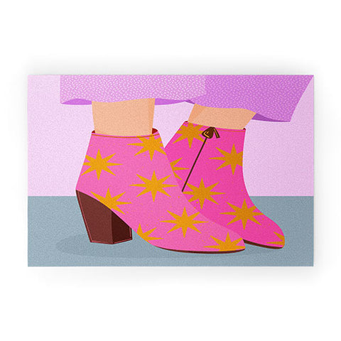 Melissa Donne Party Boots Welcome Mat