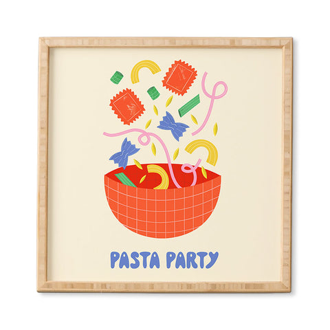 Melissa Donne Pasta Party Framed Wall Art