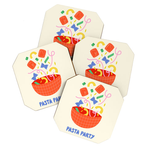 Melissa Donne Pasta Party Coaster Set