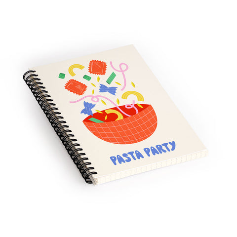 Melissa Donne Pasta Party Spiral Notebook