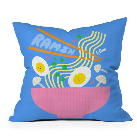 Melissa Donne Ramen I Outdoor Throw Pillow