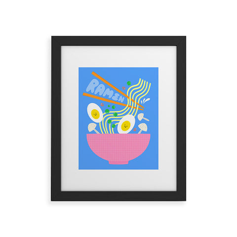 Melissa Donne Ramen I Framed Art Print