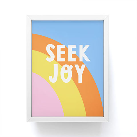 Melissa Donne Seek Joy Framed Mini Art Print