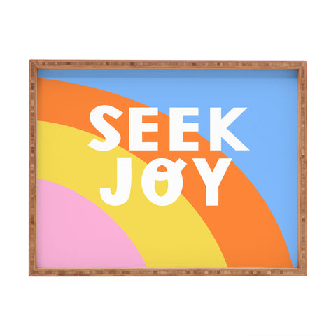 Melissa Donne Seek Joy Rectangular Tray