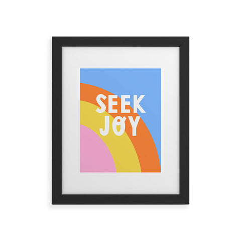 Melissa Donne Seek Joy Framed Art Print