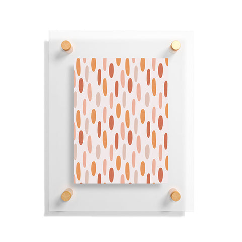 Menina Lisboa Autumnal Dots Floating Acrylic Print