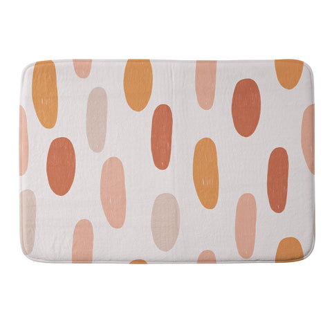 Menina Lisboa Autumnal Dots Memory Foam Bath Mat