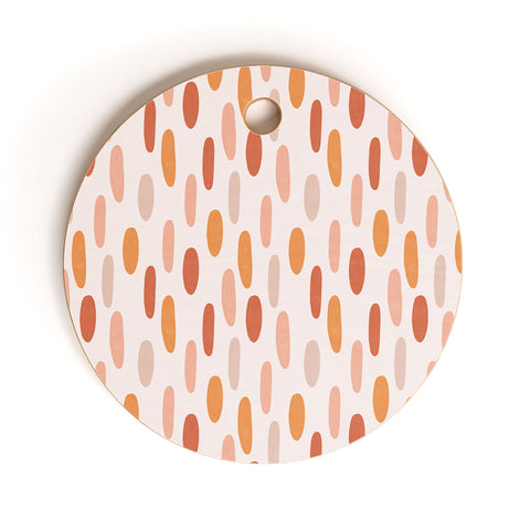 Menina Lisboa Autumnal Dots Cutting Board Round