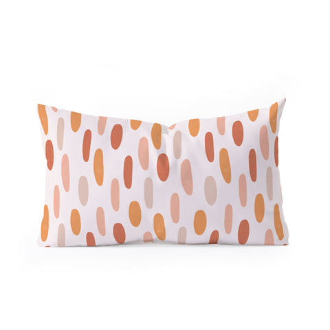 Menina Lisboa Autumnal Dots Oblong Throw Pillow