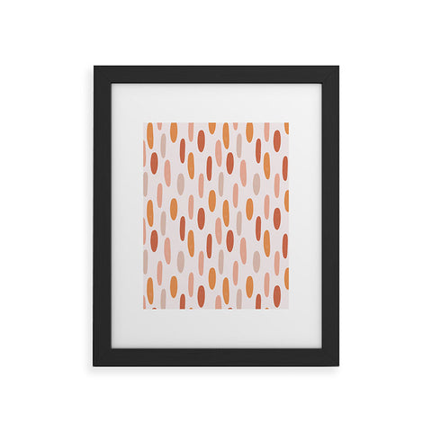 Menina Lisboa Autumnal Dots Framed Art Print