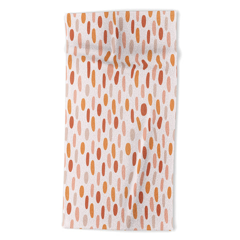 Menina Lisboa Autumnal Dots Beach Towel