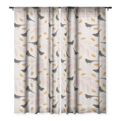 Menina Lisboa Blackbird in the Fall Sheer Non Repeat