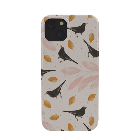 Menina Lisboa Blackbird in the Fall Phone Case