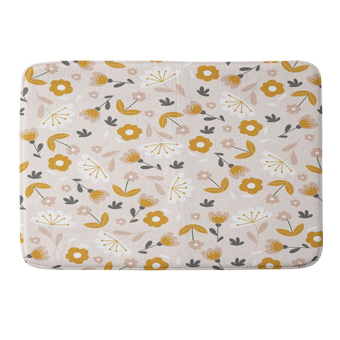 Menina Lisboa Blooms and Blossoms Memory Foam Bath Mat