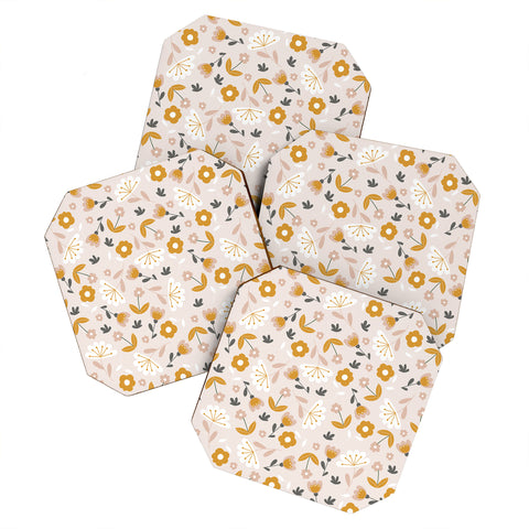 Menina Lisboa Blooms and Blossoms Coaster Set