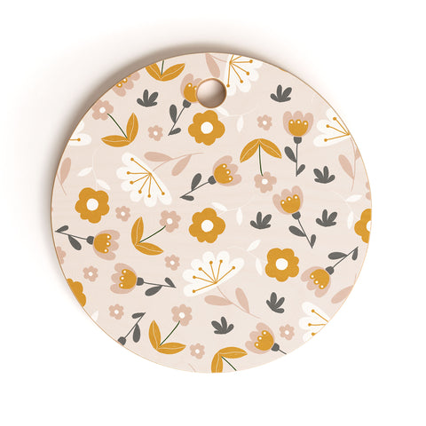 Menina Lisboa Blooms and Blossoms Cutting Board Round