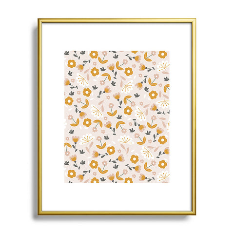 Menina Lisboa Blooms and Blossoms Metal Framed Art Print