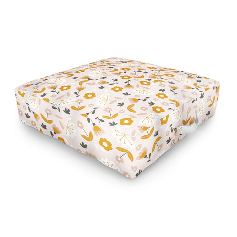 Menina Lisboa Blooms and Blossoms Outdoor Floor Cushion