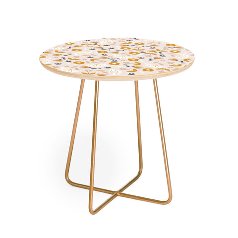 Menina Lisboa Blooms and Blossoms Round Side Table