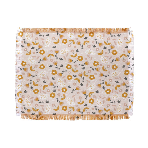 Menina Lisboa Blooms and Blossoms Throw Blanket