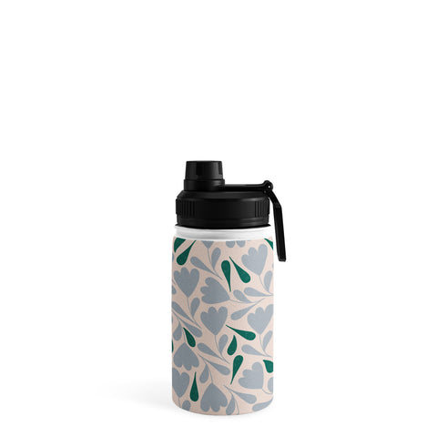 Menina Lisboa Blue Green Flowers Water Bottle
