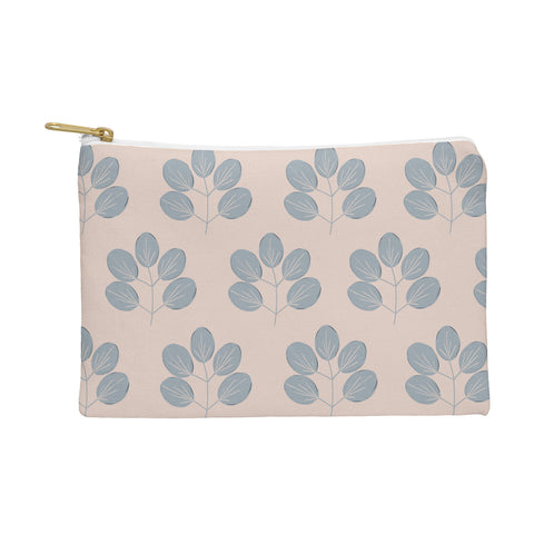 Menina Lisboa Blue Leaves Pouch