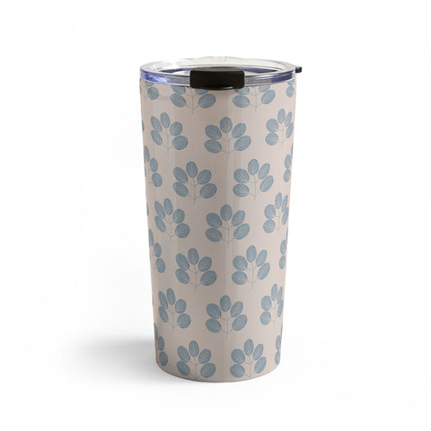 Menina Lisboa Blue Leaves Travel Mug